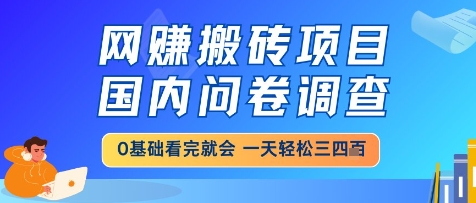 网创搬砖项目，国内问卷调查，小白轻松上手，一天三四张的也不难，干就完了【揭秘】福源云-中创网_分享创业资讯_福源创业网,中创网,冒泡创业网,中赚网论坛_中创网福源创业网,中创网,冒泡创业网,中赚网论坛中创网了最新的创业项目，副业赚钱，助力网络赚钱创业,中赚网!福源云项目网