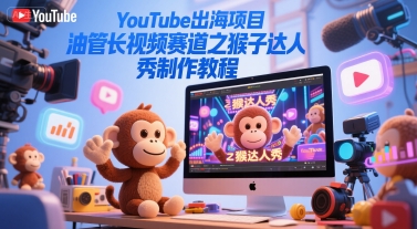 YouTube出海项目，油管长视频赛道之猴子达人秀制作教程福源云-中创网_分享创业资讯_福源创业网,中创网,冒泡创业网,中赚网论坛_中创网福源创业网,中创网,冒泡创业网,中赚网论坛中创网了最新的创业项目，副业赚钱，助力网络赚钱创业,中赚网!福源云项目网