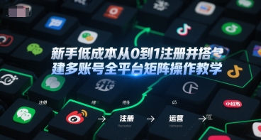 新手低成本从0到1注册并搭建多账号全平台矩阵操作教学，手机号-邮箱-IP-工具福源云-中创网_分享创业资讯_福源创业网,中创网,冒泡创业网,中赚网论坛_中创网福源创业网,中创网,冒泡创业网,中赚网论坛中创网了最新的创业项目，副业赚钱，助力网络赚钱创业,中赚网!福源云项目网
