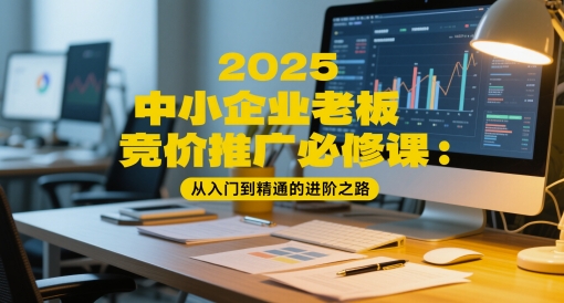 2025中小企业老板竞价推广必修课：从入门到精通的进阶之路福源云-中创网_分享创业资讯_福源创业网,中创网,冒泡创业网,中赚网论坛_中创网福源创业网,中创网,冒泡创业网,中赚网论坛中创网了最新的创业项目，副业赚钱，助力网络赚钱创业,中赚网!福源云项目网