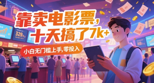 靠卖电影票，十天搞了7k+，小白无门槛上手，零投入【揭秘】福源云-中创网_分享创业资讯_福源创业网,中创网,冒泡创业网,中赚网论坛_中创网福源创业网,中创网,冒泡创业网,中赚网论坛中创网了最新的创业项目，副业赚钱，助力网络赚钱创业,中赚网!福源云项目网