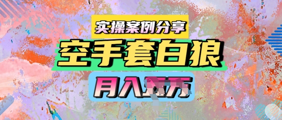 空手套白狼，月入过1W，实操案例分享福源云-中创网_分享创业资讯_福源创业网,中创网,冒泡创业网,中赚网论坛_中创网福源创业网,中创网,冒泡创业网,中赚网论坛中创网了最新的创业项目，副业赚钱，助力网络赚钱创业,中赚网!福源云项目网