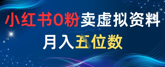 小红书0粉卖虚拟资料月入五位数，一个人一部手机就能做福源云-中创网_分享创业资讯_福源创业网,中创网,冒泡创业网,中赚网论坛_中创网福源创业网,中创网,冒泡创业网,中赚网论坛中创网了最新的创业项目，副业赚钱，助力网络赚钱创业,中赚网!福源云项目网