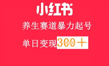 小红书养生赛道，暴力起号，轻松日入3张+福源云-中创网_分享创业资讯_福源创业网,中创网,冒泡创业网,中赚网论坛_中创网福源创业网,中创网,冒泡创业网,中赚网论坛中创网了最新的创业项目，副业赚钱，助力网络赚钱创业,中赚网!福源云项目网