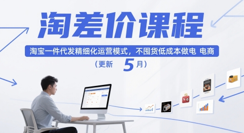 淘差价课程，淘宝一件代发精细化运营模式，不囤货低成本做电商（更新5月）福源云-中创网_分享创业资讯_福源创业网,中创网,冒泡创业网,中赚网论坛_中创网福源创业网,中创网,冒泡创业网,中赚网论坛中创网了最新的创业项目，副业赚钱，助力网络赚钱创业,中赚网!福源云项目网