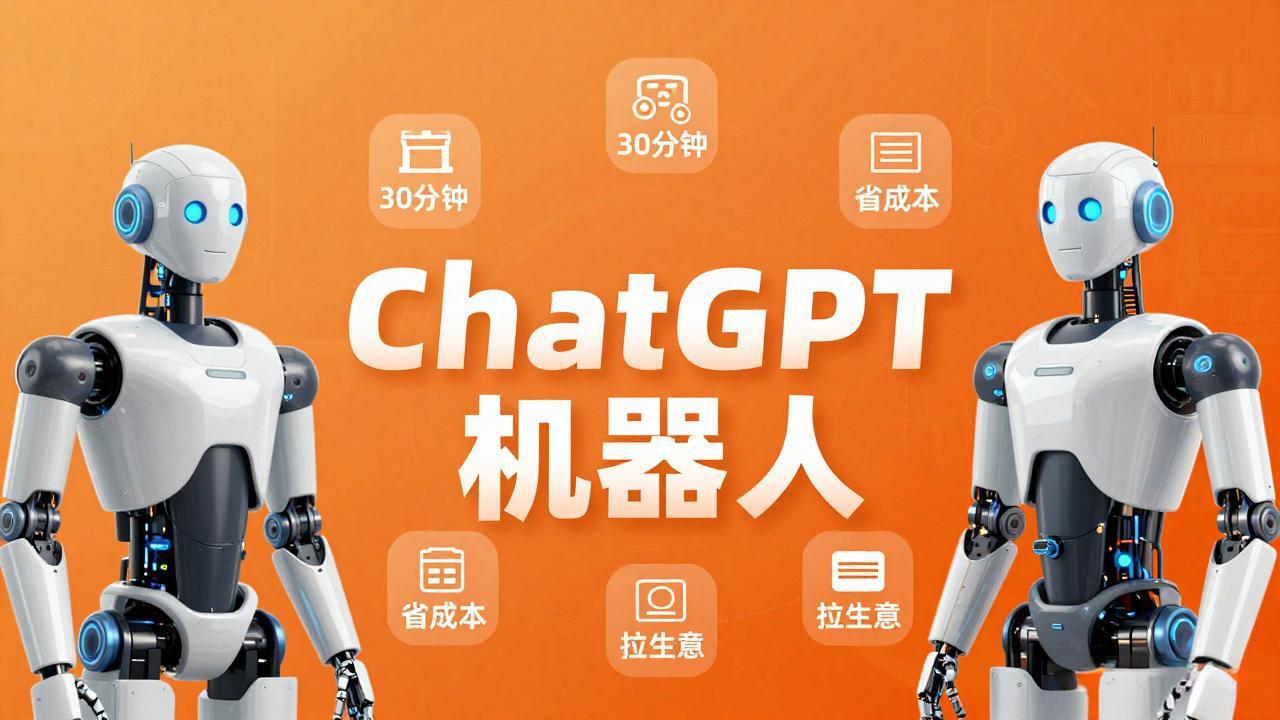 (17982期)智能机器人定制速成课:技术小白30分钟做出ChatGPT机器人,省时间砍成本还能拉生意