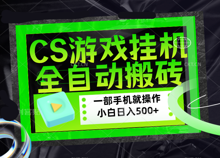 (17876期)CSGO游戏挂机捡漏搬砖,超稳定的项目,带领1000+小白实现日入500+,数据可视频验证