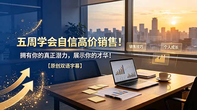 (19071期)五周学会自信高价销售!拥有你的真正潜力,展示你的才华!【原创双语字幕】